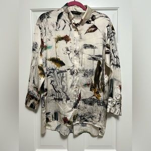 Zara blouse, size small, beautiful design